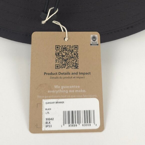 Patagonia Quandary Brimmer Hat Black Unisex NWT - Picture 10 of 10